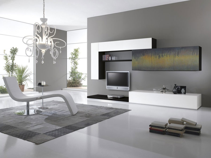 Pareti attrezzate moderne: 70 idee di design per arredare casa ... Pareti attrezzate design