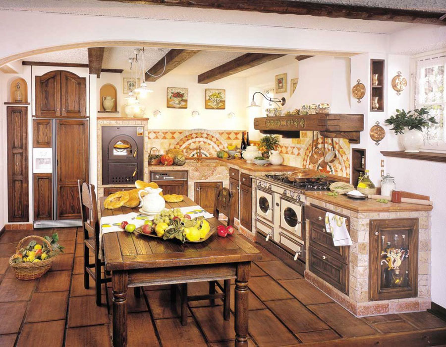 Pensili rustici per cucina: pensili per la mia cucina rustica ... Scolapiatti cucina muratura