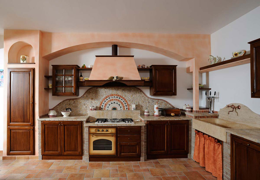 30 cucine in muratura rustiche dal design classico