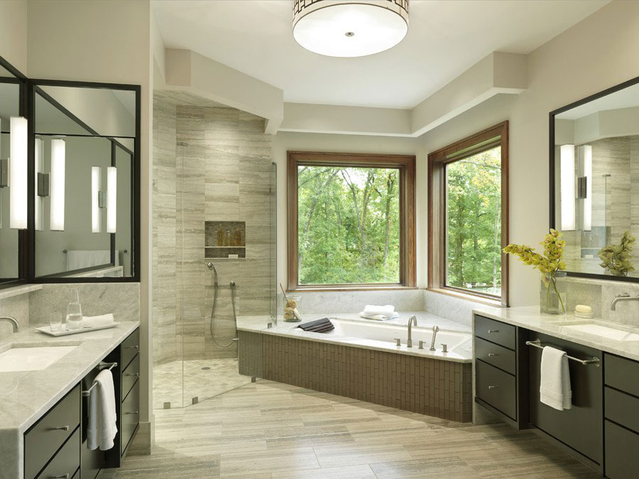 15 foto di bellissimi bagni con arredo tra classico e moderno ... Mobili arredo bagno lusso