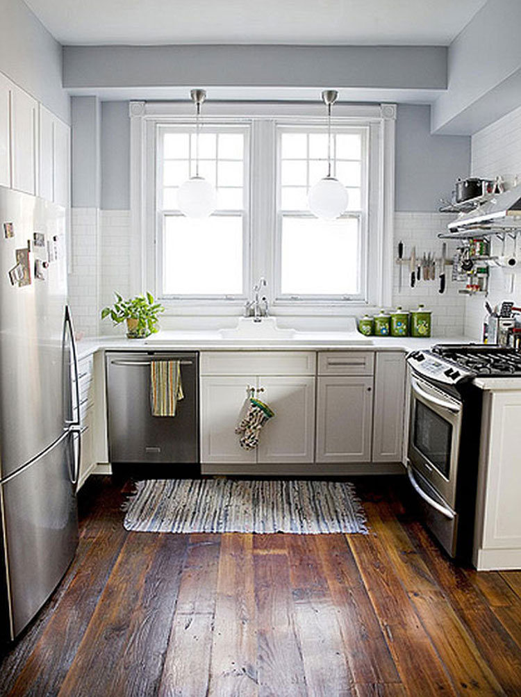 30 piccole cucine funzionali e adorabili per idee di arredo ... Cucina piccola angolare