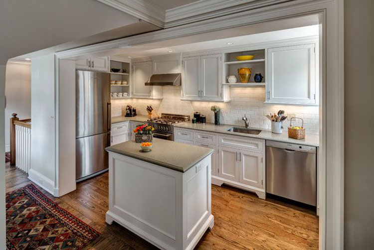 30 piccole cucine funzionali e adorabili per idee di arredo ... Cucina a elle