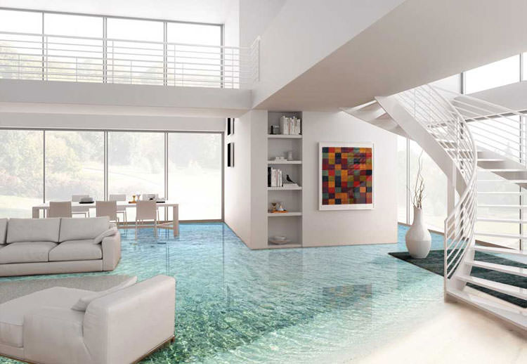 20 spettacolari pavimenti 3d decorativi per interni for Arredamenti per interni moderni