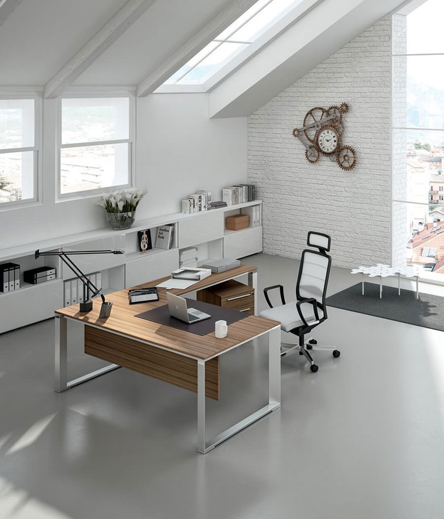 Mobili per ufficio dal design moderno: 25 idee di arredo ... Scrivanie moderne per studio