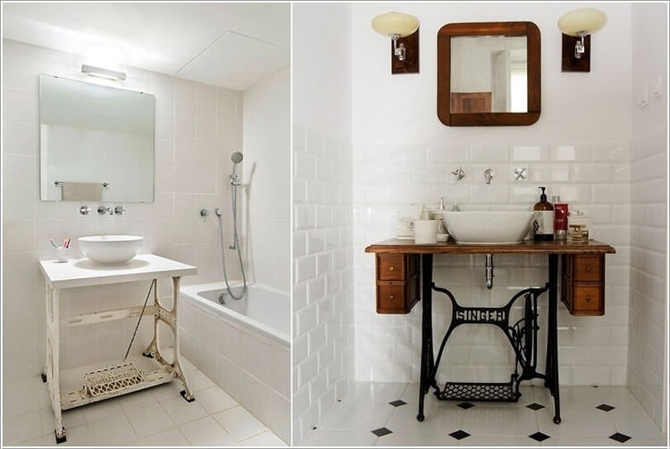 12 sorprendenti mobili da bagno con materiale di riciclo ... Come abbellire un bagno vecchio