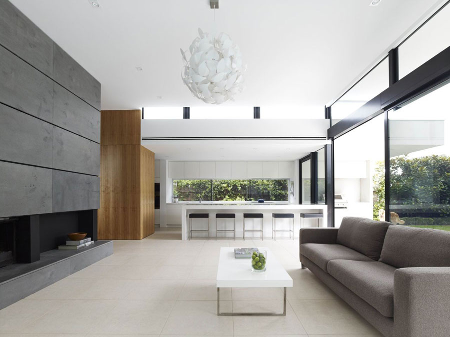 15 spettacolari esempi di arredamento minimalista di interni ... Balcone disegno Minimalistas