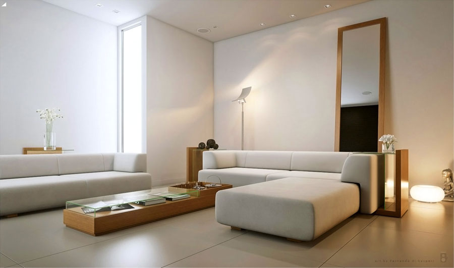 15 spettacolari esempi di arredamento minimalista di interni ... Immagini arredamenti interni