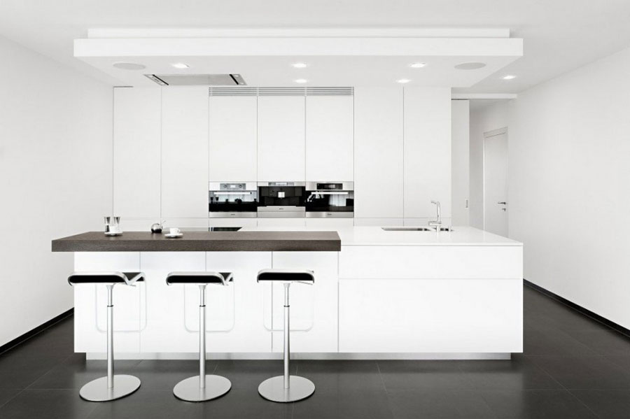 20 foto di cucine con isola con lato bar per la colazione ... Cucina per bar