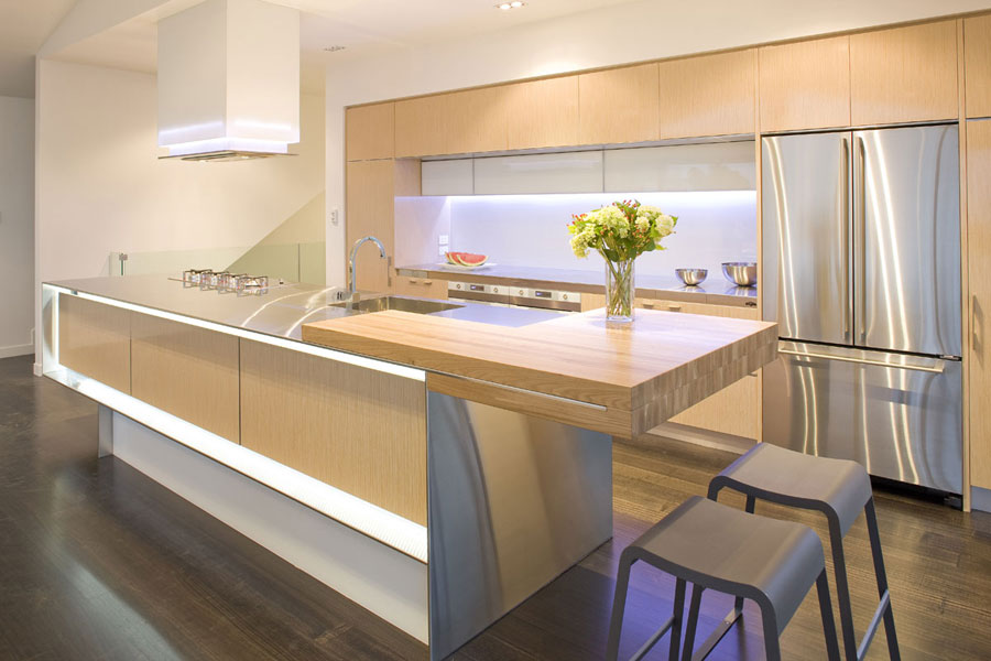 20 foto di cucine con isola con lato bar per la colazione ... Cucina per bar