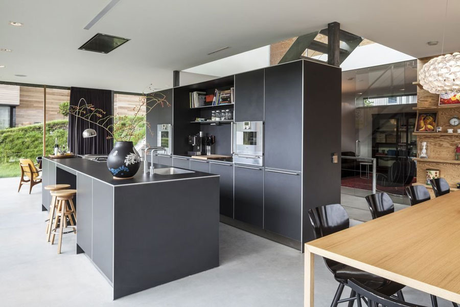 20 foto di cucine con isola con lato bar per la colazione ... Cucina per bar