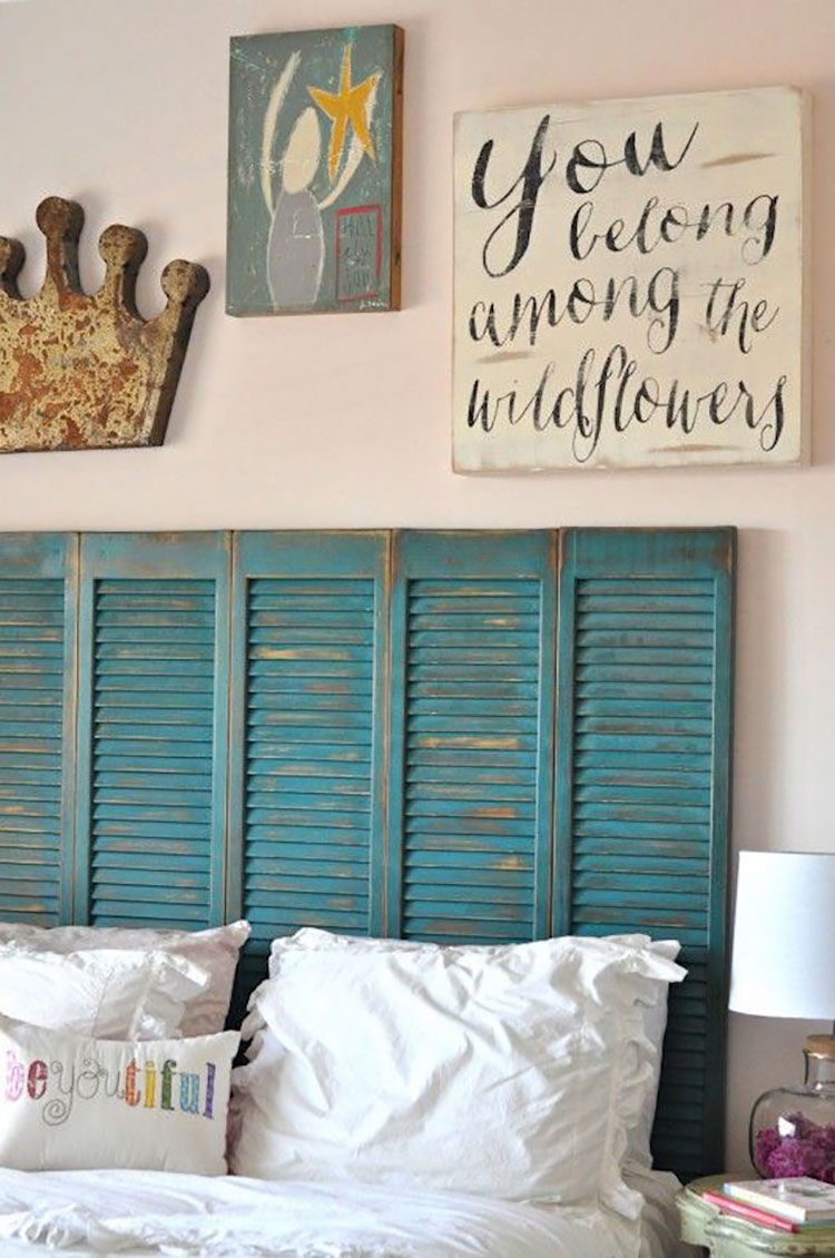 Letto shabby chic con contenitore : letto a cassettone usato ...