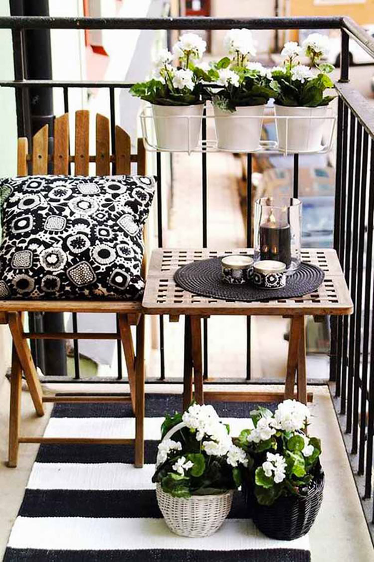 Idee arredamento per piccoli spazi: arredamento per balconi ...