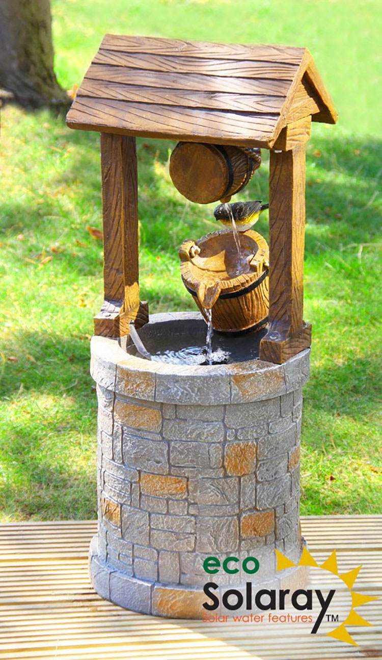 15 stupende fontane solari da giardino da acquistare online ...
