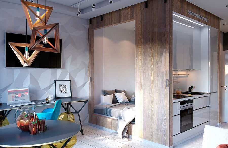 Come arredare un bilocale di 30 50 mq: ecco 3 idee innovative ... Come arredare una casa di 50 mq