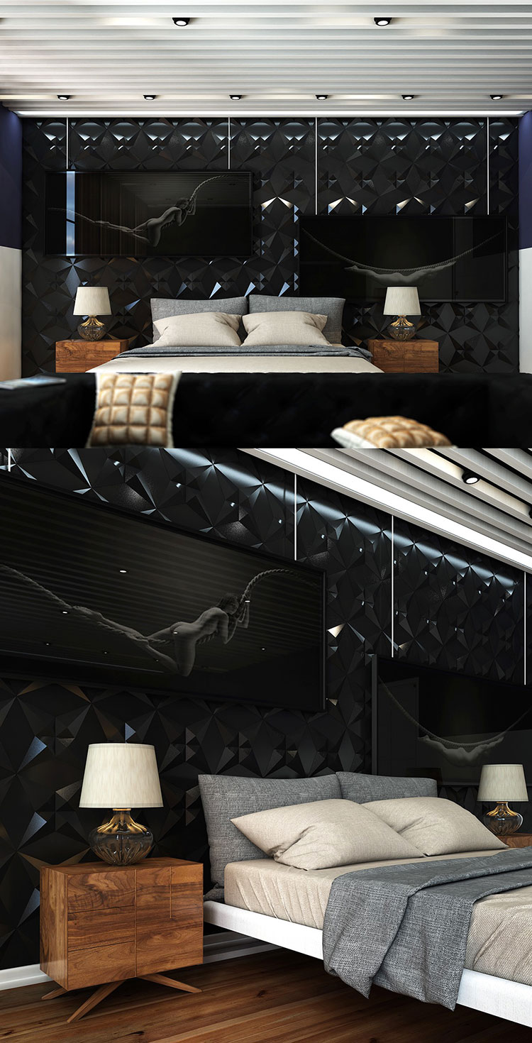 30 idee per rivestivementi da parete per la camera da letto ...