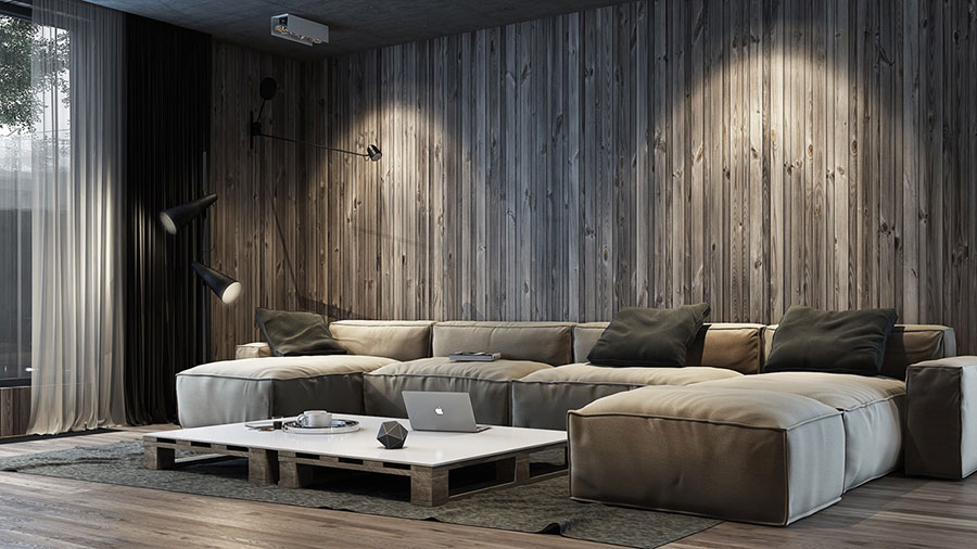 Soggiorno grigio: 25 idee di arredo dal design moderno ... Pareti soggiorno grigio