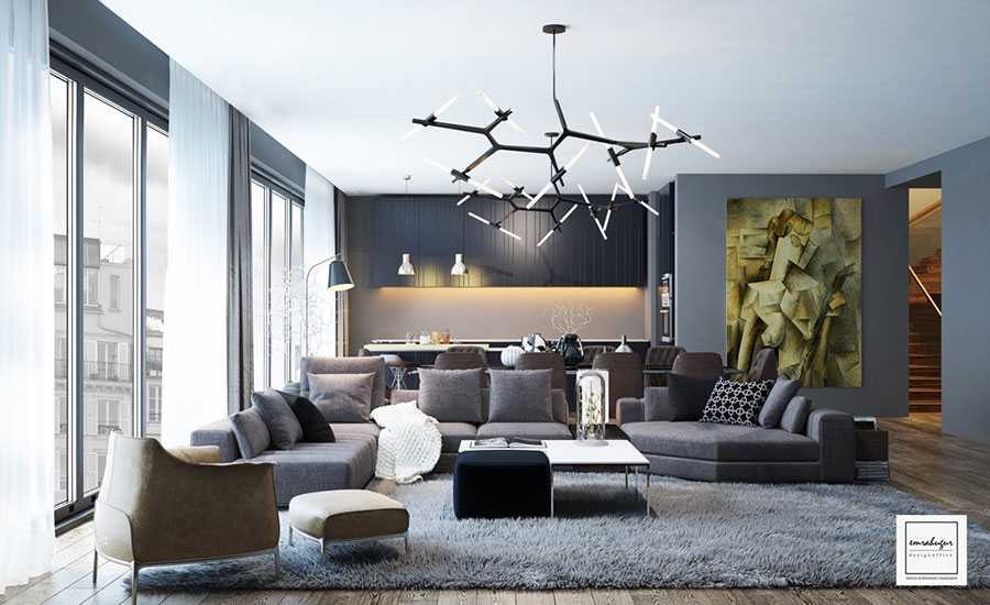 Idee per arredare un salotto vintage con un tocco contemporaneo ... Salotto contemporaneo