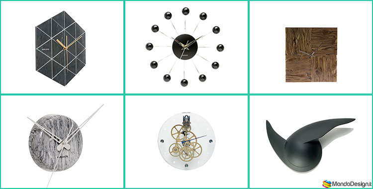 40 orologi da parete molto particolari for Oggetti design online