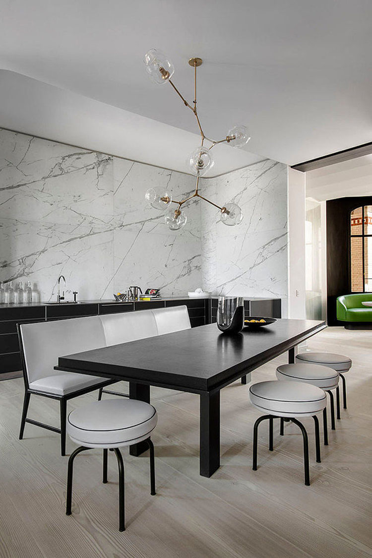 Panche e sedie di design per tavolo da pranzo: 30 idee di arredo ...