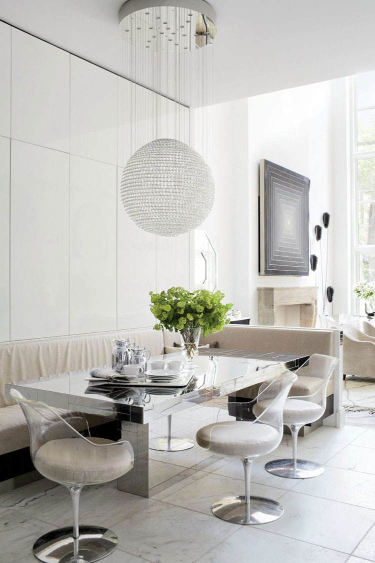 Panche e sedie di design per tavolo da pranzo: 30 idee di arredo ...