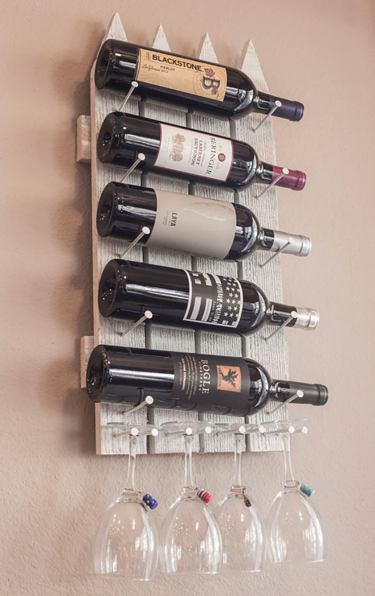 Portabottiglie vino fai da te: 25 modelli semplici da costruire ...