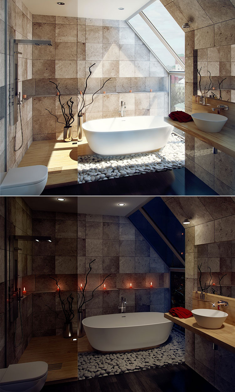 25 idee per arredare un bagno moderno con elementi di design ...