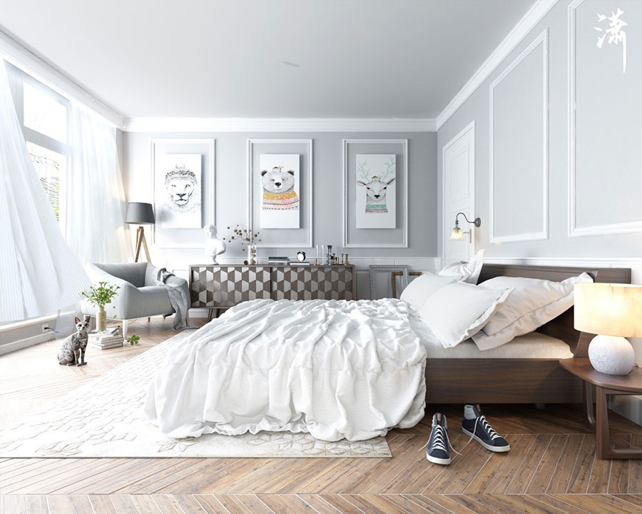 Camere da letto in stile scandivano 25 idee di arredo dal for Design nordico on line