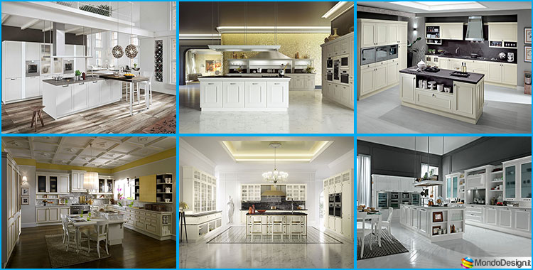 Cucina classica bianca: ecco 30 modelli delle migliori marche ... Cucine classiche bianche