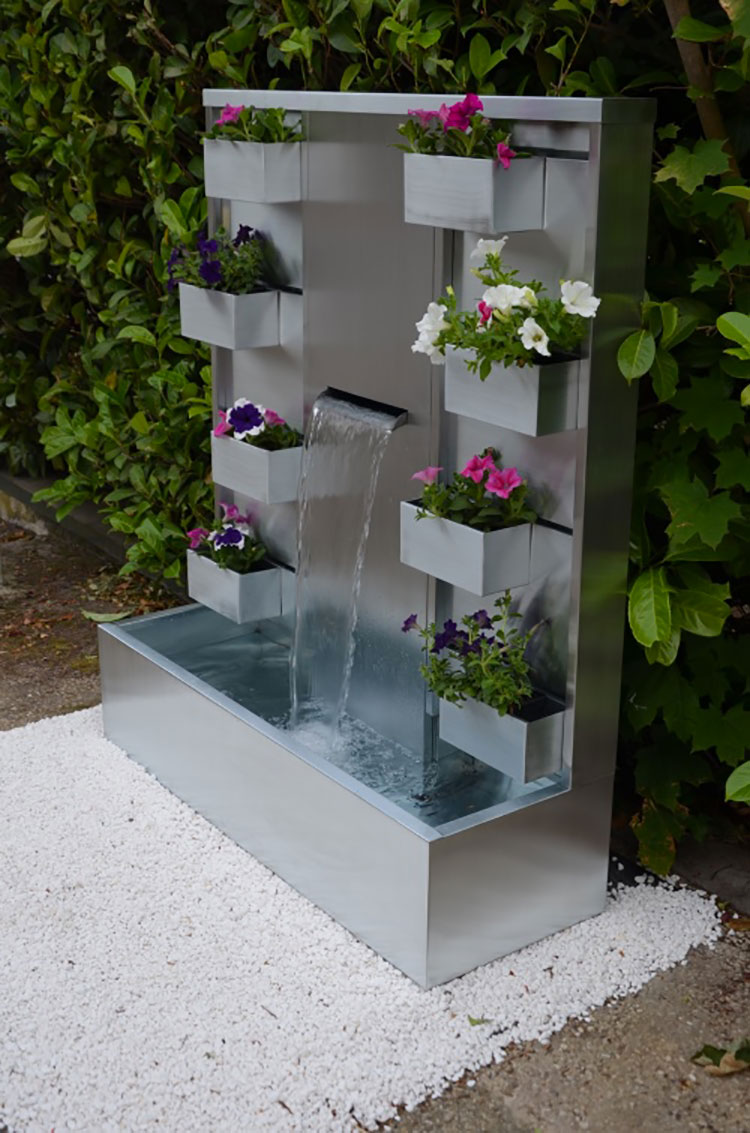 20 modelli di fontane da giardino dal design particolare for Giardino design
