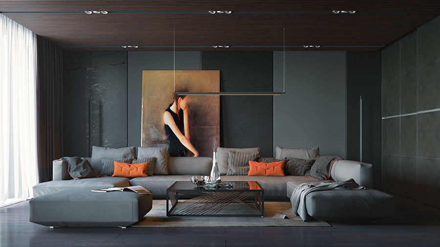 Quadri per soggiorno moderno: le ultime tendenze di design ... Soggiorni moderni di design