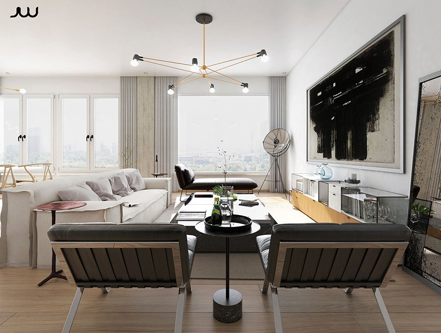 Quadri per soggiorno moderno: le ultime tendenze di design ... Soggiorni moderni di design