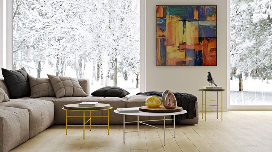 Quadri per soggiorno moderno: le ultime tendenze di design ... Soggiorni moderni di design