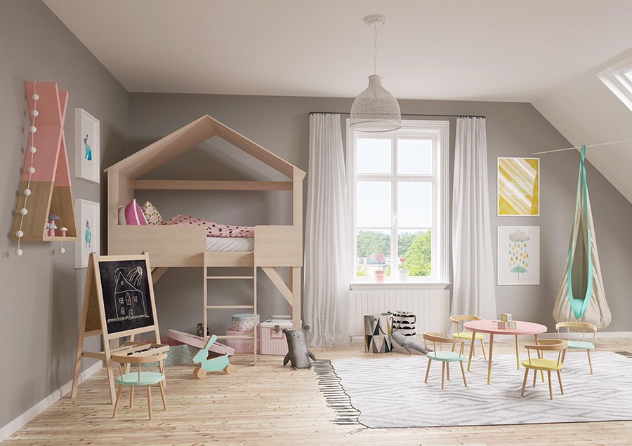 Come arredare la cameretta di una bimba: 20 idee originali ... Idee arredo cameretta