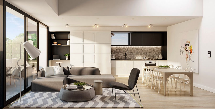 Come arredare open space cucina soggiorno: ecco 40 idee fotografiche ... Idee cucina soggiorno
