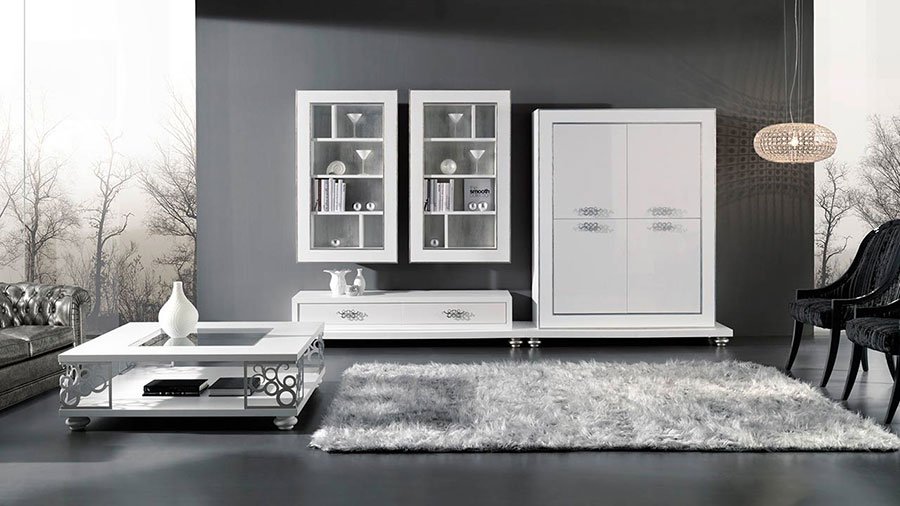 Soggiorno classico bianco: 20 idee per arredare con classe Soggiorno classico bianco