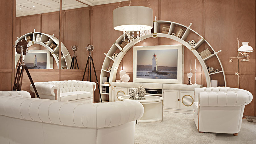Soggiorno classico bianco: 20 idee per arredare con classe ... Idee per arredare un soggiorno