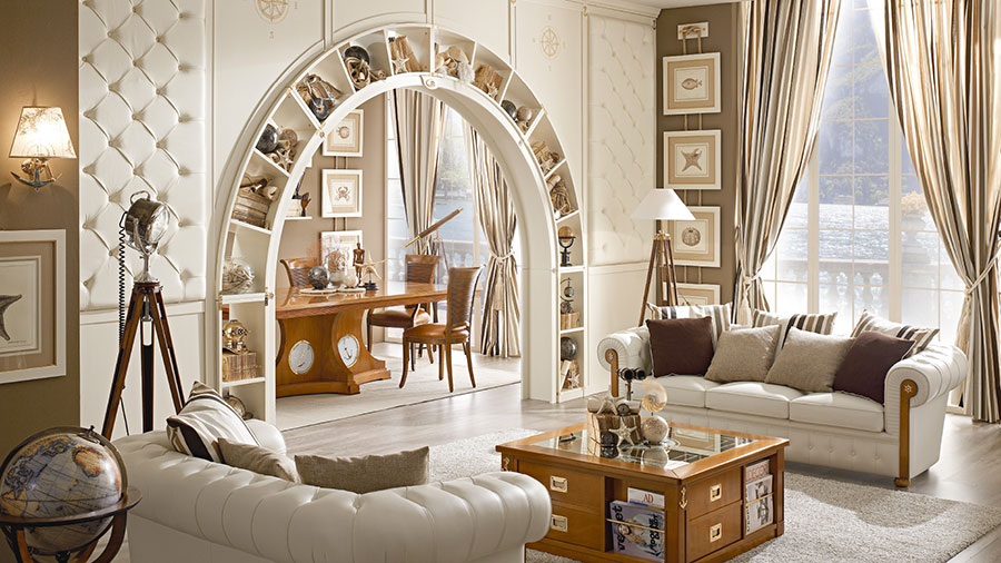 Emejing arredamento soggiorno classico ideas design trends 2017 ... Soggiorno classico bianco