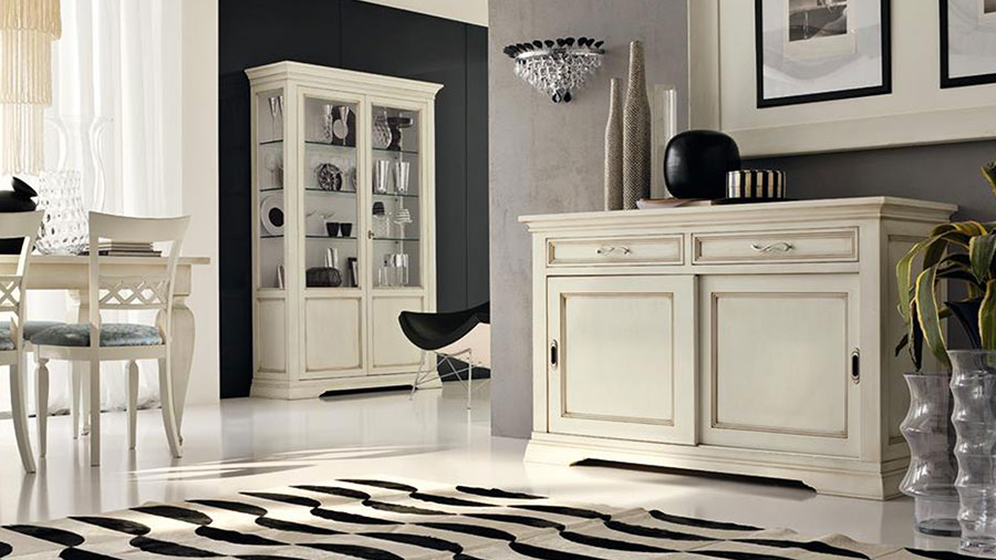 Soggiorno classico bianco: 20 idee per arredare con classe ... Soggiorno classico bianco