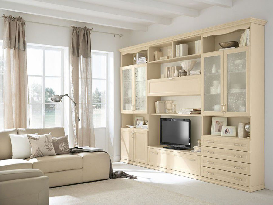 Soggiorno classico bianco: 20 idee per arredare con classe ... Soggiorno classico bianco