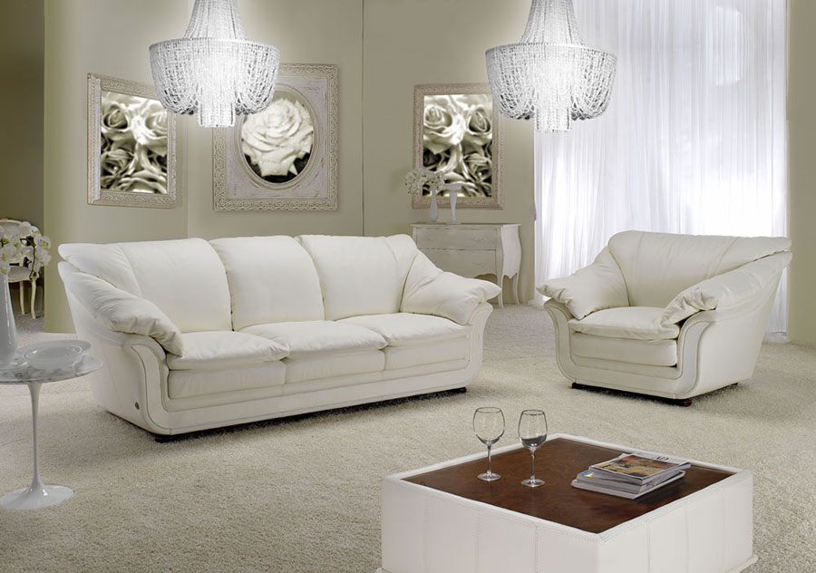 Soggiorno classico bianco: 20 idee per arredare con classe ... Soggiorno classico bianco