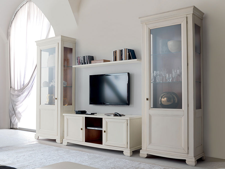 Soggiorno classico bianco: 20 idee per arredare con classe ... Soggiorno classico bianco