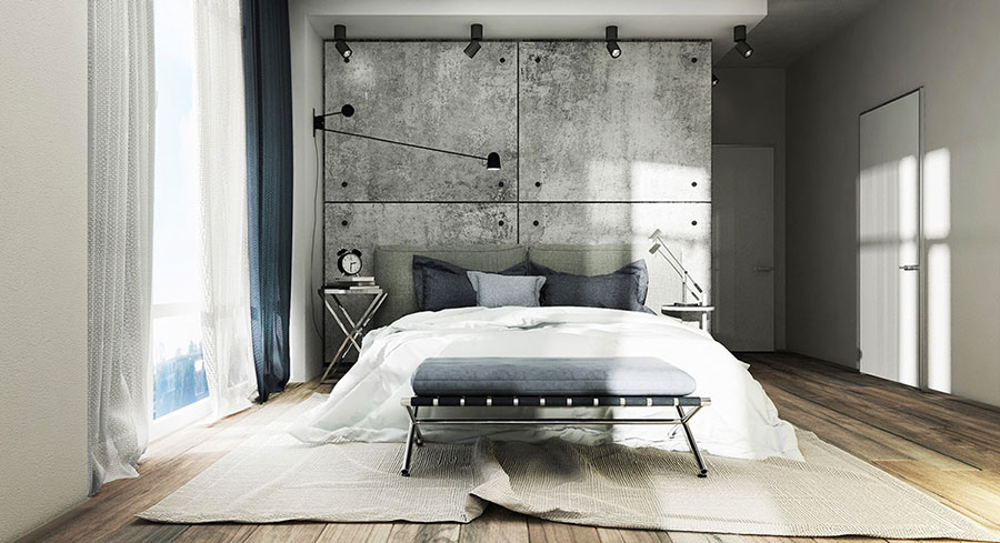 25 idee per arredare una camera da letto in stile industriale ... Camera da letto industriale