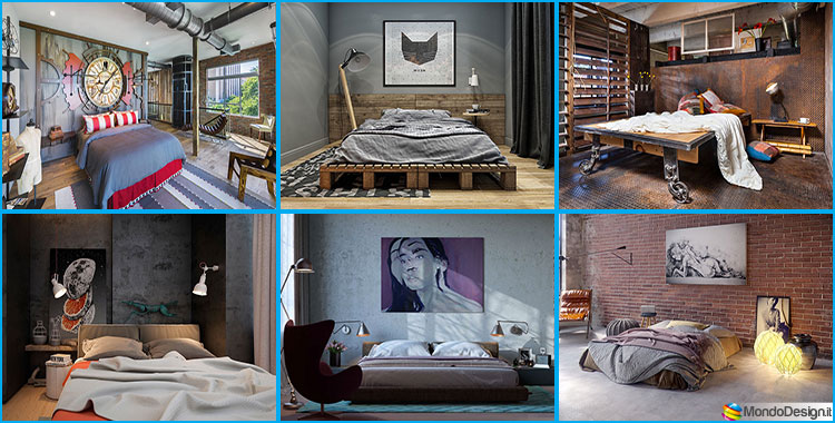 25 idee per arredare una camera da letto in stile industriale ... Camera da letto industriale