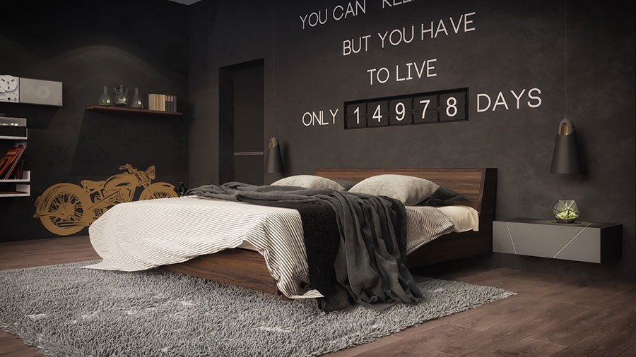 camera da letto nera 20 idee per arredi di design in