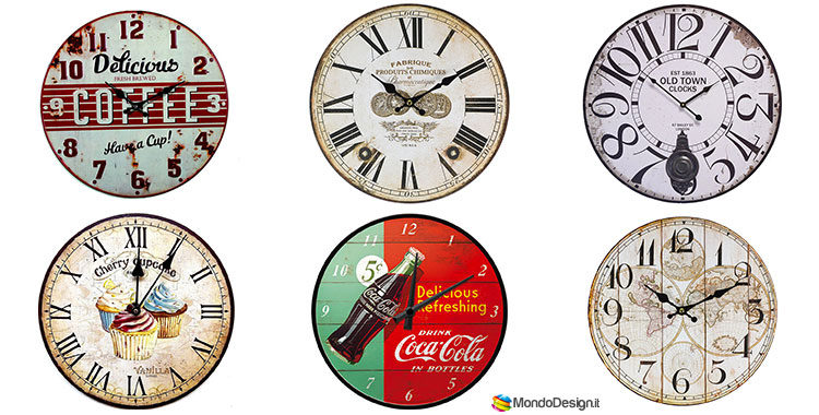 Orologi da parete vintage: tanti modelli originali da acquistare ... Immagini da acquistare