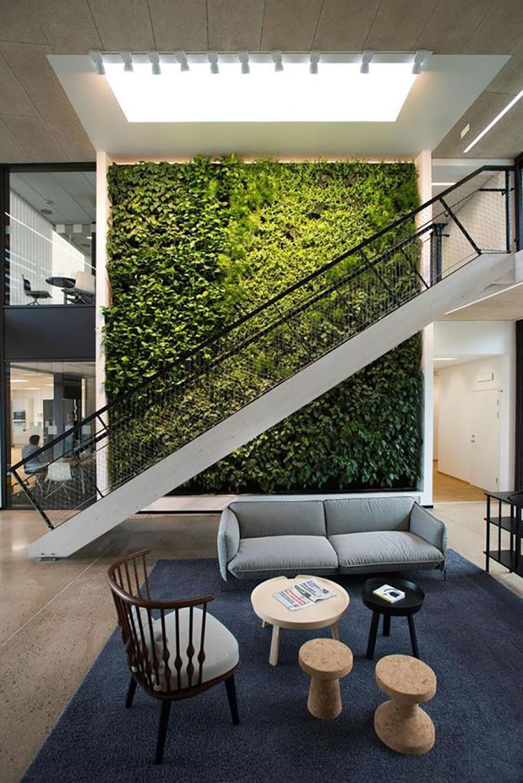 Giardino verticale interno: 25 idee per pareti verdi in casa ... Giardino verticale interno