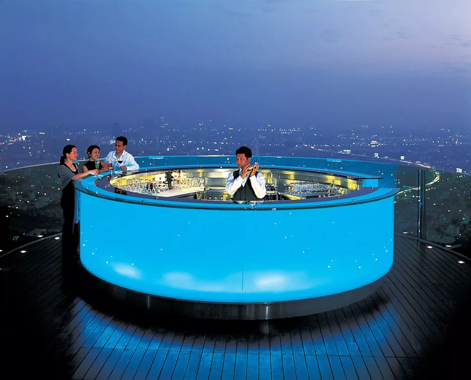 Design dello Sky Bar a Bangkok