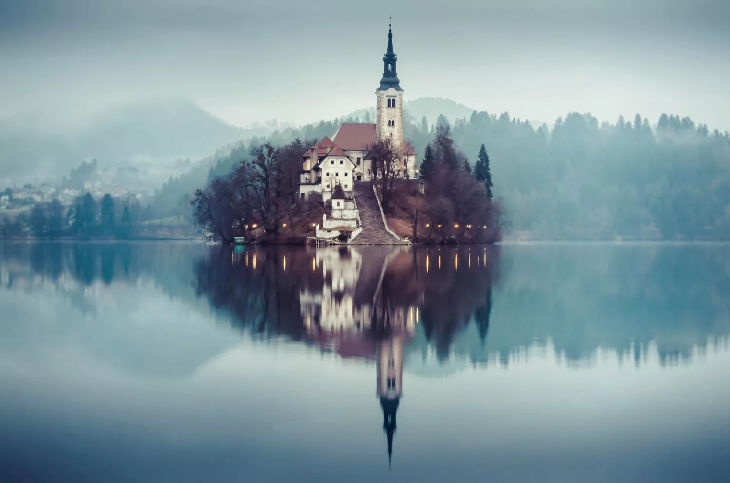 Immagine del castello di Bled in Slovenia