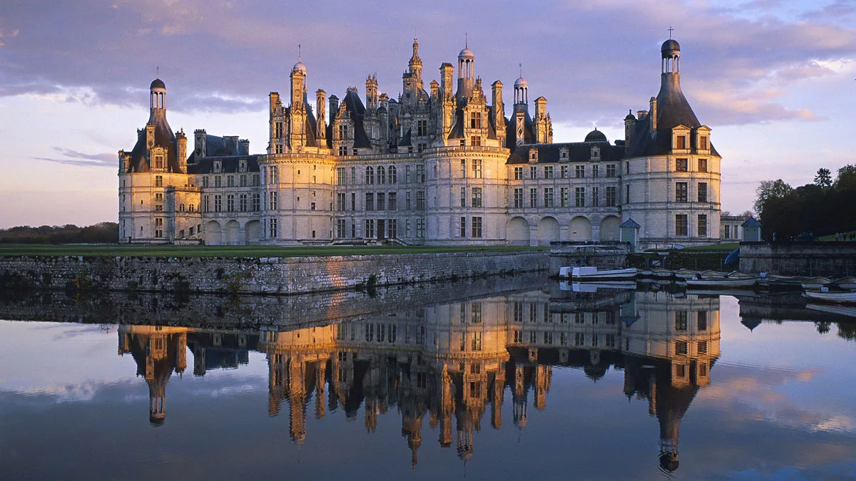 Immagine del castello di Chambord in Francia