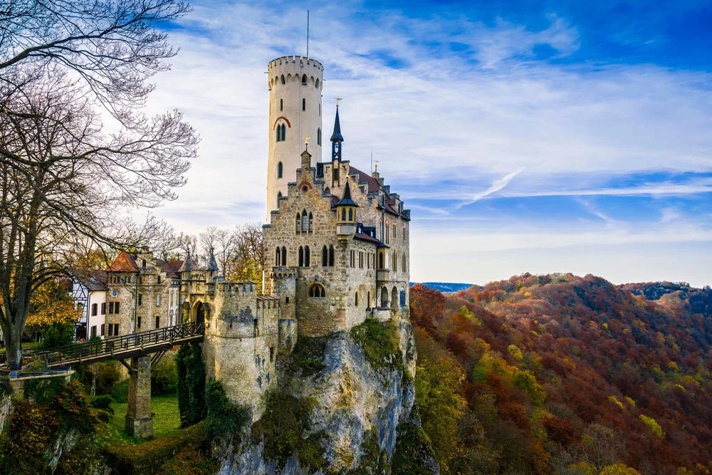 Immagine del castello di Lichtenstein in Germania